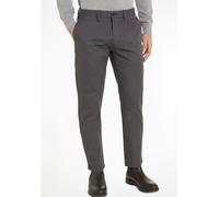 Chinohose TOMMY HILFIGER "Chino Denton 1985 PIMA CO" Gr. 34, Länge 36, grau (darkgrey) Herren Hosen Business (90348403-34)