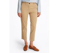Tommy Hilfiger Damen Chino Hose Stretch Slim Knöchelfrei, Beige (Beige), 38