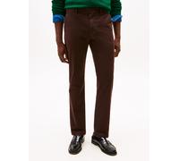 Tommy Hilfiger Straight Leg Chino aus Baumwoll-Mix Modell 'DENTON' in Dunkelbraun, Größe 32/32