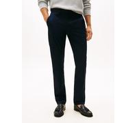 Chinohose TOMMY HILFIGER "CORE DENTON ESSENTIAL", Herren, Gr. 38, Länge 36, blau (desert sky), Twill, Obermaterial: 97% Baumwolle, 3% Elasthan, unifarben, gerade normal, Hosen, Straight Fit, Baumwolle