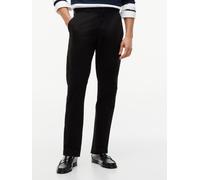 Chinohose TOMMY HILFIGER "CORE HARLEM ESSENTIAL", Herren, Gr. 32, Länge 34, schwarz, Twill, Obermaterial: 97% Baumwolle, 3% Elasthan, unifarben, normal, Hosen Chinohose, Tapered Fit (43170140-32) schw