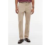 Chinohose TOMMY HILFIGER "DENTON", Herren, Gr. 36, Länge 32, batique khaki, Web, Obermaterial: 53% Elastomultiester, 47% Polyester, gerade lang, Hosen Chinohose, feuchtigkeitsableitend, Straight Fit (