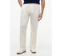Chinohose TOMMY HILFIGER "DOVER 3/4 ELASTICATED TENCEL", Herren, Gr. 33, Länge 32, beige (ivory petal), Web, Obermaterial: 65% Lyocell, 35% Baumwolle, regular fit lang, Hosen Chinohose, Regular Fit St