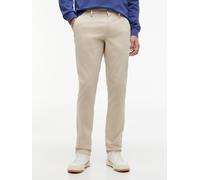 Chinohose TOMMY JEANS "SCANTON", Herren, Gr. 30, Länge 32, beige (classic beige), Twill, Obermaterial: 96% Baumwolle, 4% Elasthan, unifarben, slim fit lang, Hosen Chinohose, slim fit, Twill (77956239-