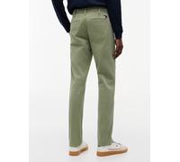 Chinohose TOMMY JEANS "SCANTON", Herren, Gr. 33, Länge 32, grün (spring olive), Twill, Obermaterial: 96% Baumwolle, 4% Elasthan, unifarben, slim fit lang, Hosen Chinohose, slim fit, Twill (20622122-33