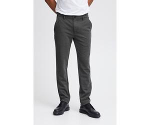 Chinos BLEND "BHLangford pants", Herren, Gr. 28, Länge 32, grau (charcoal mix), Web, Obermaterial: 64% Viskose, 31% Polyester, 5% Elasthan, unifarben, regular fit normal, Hosen, Regular Fit, mit Reißv