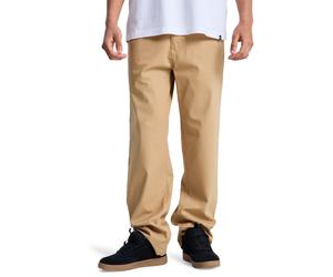 Chinos DC SHOES "Worker Relaxed", Herren, Gr. 28(XS) / Länge 32(M), beige (incense), Obermaterial: 99% Baumwolle, 1% Elasthan., Hosen (93872152-28) incense
