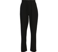 Chinos DEF "DEF DEF Atlanta Chino", Damen, Gr. XL, US-Größen, schwarz, 94% Polyester, 6% Elasthan, unifarben, relaxed fit, Hosen Chinos (55560856-XL)