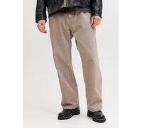 Chinos JACK & JONES "JPSTALEX RAYE WORKER PANTS SN", Herren, Gr. 31, Länge 32, string, Twill, Obermaterial: 100% Baumwolle, unifarben, gerade lang, Hosen, mit Five-Pocket-Design (36576504-31) string