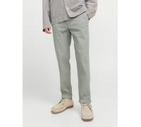 Chinos JACK & JONES "JPSTMARCO JJFURY ANA", Herren, Gr. 29, Länge 32, grün (iceberg grün), Web, Obermaterial: 98% Baumwolle, 2% Elasthan, unifarben, slim fit normal, Hosen Chinos (94787369-29)