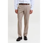 Chinos JACK & JONES "JPSTOLLIE CONNOR CHINO NOOS", Herren, Gr. 28, Länge 32, beige, Web, Obermaterial: 69% Polyester, 29% Viskose, 2% Elasthan, unifarben, regular fit lang, Hosen, Materialmix, regular
