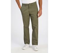 Chinos LINDBERGH "Chino Relaxed Loose Fit", Herren, Gr. 30, Länge 32, grün (dk army), Obermaterial: 98% Baumwolle, 2% Elasthan, unifarben, relaxed fit, Hosen (50150638-30) dk army