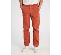 Chinos LINDBERGH "Chino Relaxed Loose Fit", Herren, Gr. 31, Länge 30, clay, Obermaterial: 98% Baumwolle, 2% Elasthan, unifarben, relaxed fit, Hosen (62485026-31) clay