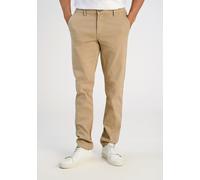 Chinos LINDBERGH "Chino Relaxed Loose Fit", Herren, Gr. L, beige (sand), Obermaterial: 98% Baumwolle, 2% Elasthan, unifarben, relaxed fit, Hosen (10156155-L) sand