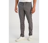 Chinos LINDBERGH "Chino Relaxed Loose Fit", Herren, Gr. S, grau (dk deep grau), Obermaterial: 98% Baumwolle, 2% Elasthan, unifarben, relaxed fit, Hosen (59275957-S) dk deep grau
