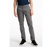 Chinos LINDBERGH "Chino Slim Fit", Herren, Gr. 38, Länge 32, dk deep grau, Obermaterial: 98% Baumwolle, 2% Elasthan, unifarben, slim fit, Hosen (68730530-38) dk deep grau