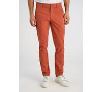 Chinos LINDBERGH "Chino Slim Fit", Herren, Gr. 40, Länge 32, clay, Obermaterial: 98% Baumwolle, 2% Elasthan, unifarben, slim fit, Hosen (82951043-40) clay