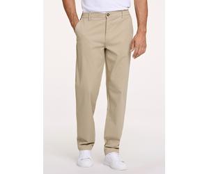 Chinos LINDBERGH "Chinos Relaxed Fit", Herren, Gr. M, beige (sand), Obermaterial: 98% Baumwolle, 2% Elasthan, unifarben, relaxed fit, Hosen (30726605-M) sand