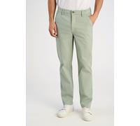 Chinos LINDBERGH "Chinos Relaxed Loose Fit", Herren, Gr. 29, Länge 32, grün (mid grün), Obermaterial: 98% Baumwolle, 2% Elasthan, unifarben, relaxed fit, Hosen (57407156-29) mid grün