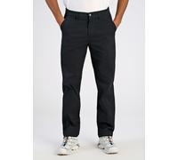 Chinos LINDBERGH "Chinos Relaxed Loose Fit", Herren, Gr. 31, Länge 34, schwarz, Obermaterial: 98% Baumwolle, 2% Elasthan, unifarben, relaxed fit, Hosen (33849637-31) schwarz