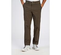 Chinos LINDBERGH "Chinos Relaxed Loose Fit", Herren, Gr. 33, Länge 34, braun (deep braun), Obermaterial: 98% Baumwolle, 2% Elasthan, unifarben, relaxed fit, Hosen (62442231-33) deep braun