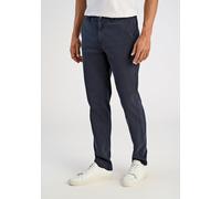 Chinos LINDBERGH "Chinos Relaxed Loose Fit", Herren, Gr. L, blau (dk blau), Obermaterial: 98% Baumwolle, 2% Elasthan, unifarben, relaxed fit, Hosen (52787445-L) dk blau