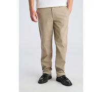 Chinos LINDBERGH "Chinos Relaxed Loose Fit", Herren, Gr. L, stone, Obermaterial: 98% Baumwolle, 2% Elasthan, unifarben, relaxed fit, Hosen (35696712-L) stone