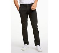 Chinos LINDBERGH "Chinos Slim Fit", Herren, Gr. 29, Länge 32, schwarz, Obermaterial: 57% Baumwolle, 39% Polyester, 4% Elasthan, slim fit, Hosen (42874065-29) schwarz