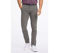 Chinos LINDBERGH "Chino Slim Fit", Herren, Gr. 30, Länge 30, grün (dk army), Obermaterial: 98% Baumwolle, 2% Elasthan, slim fit, Hosen (82451508-30) dk army