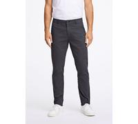 Chinos LINDBERGH "Chinos Slim Fit", Herren, Gr. 32, Länge 36, schwarz, Obermaterial: 98% Baumwolle, 2% Elasthan, unifarben, slim fit, Hosen (18152734-32) schwarz