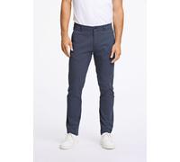 Chinos LINDBERGH "Chinos Slim Fit", Herren, Gr. 36, Länge 34, blau (dk blau), Obermaterial: 98% Baumwolle, 2% Elasthan, unifarben, slim fit, Hosen (87562917-36) dk blau