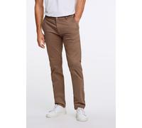 Chinos LINDBERGH "Lindbergh Chino", Herren, Gr. 31, Länge 34, braun (dk braun), Obermaterial: 97% Baumwolle, 3% Elasthan, Hosen (82240906-31) dk braun