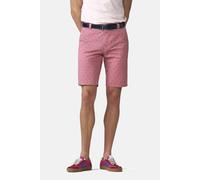 Chinos MEYER "B-Palma 1-3023", Herren, Gr. 46, Normalgrößen, rot, 97% Baumwolle, 3% Elasthan, bedruckt, regular fit kurz, Hosen, mit Pineapple-Print (25078107-46) rot