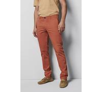 Chinos MEYER "Baumwollchino", Herren, Gr. 33, Länge 32, gelb (bernstein), 97% Baumwolle, 3% Elasthan, unifarben, regular fit lang, Hosen, M5 FIT aus Biobaumwolle (86742447-33) bernstein