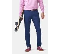 Meyer Modern Fit Chino blau, Einfarbig