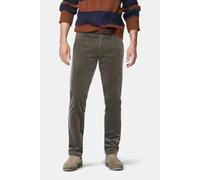 Chinos MEYER "Bonn 2-3708", Herren, Gr. 46, Normalgrößen, braun (stein), 98% Baumwolle, 2% Elasthan, unifarben, regular fit knöchelfrei, Hosen, aus softem Cord (33110005-46) stein