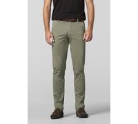 Chinos MEYER "BONN Art.1-5063", Herren, Gr. 28, Normalgrößen, grün (oliv), 97% Baumwolle, 3% Elasthan, unifarben, regular fit lang, Hosen, mit buntgewebtem Innenfutter (14232427-28) oliv