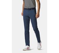 Chinos MEYER "BONN Art.1-8123", Herren, Gr. 25, Normalgrößen, blau, 63% Baumwolle, 35% Polyamid, 2% Elasthan, unifarben, regular fit lang, Hosen, mit Ultra Flex Bund (66347062-25) blau