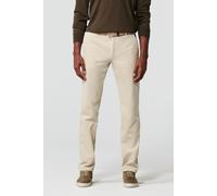 Chinos MEYER "Bonn", Herren, Gr. 27, Normalgrößen, beige (elfenbein), 98% Baumwolle, 2% Elasthan, unifarben, regular fit lang, Hosen, Cordhose mit Stretch-Dehnbund (61907734-27) elfenbein