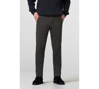 Chinos MEYER "BONN", Herren, Gr. 27, Normalgrößen, grau (mittelgrau), 98% Baumwolle, 2% Elasthan, unifarben, regular fit lang, Hosen, mit Ziersteppung und Knopf (54658423-27) mittelgrau