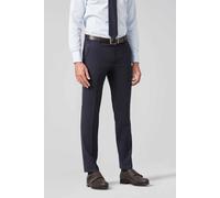 Meyer Bonn Modern Fit Stoffhose marine, Einfarbig