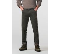 Chinos MEYER "CHICAGO", Herren, Gr. 25, Normalgrößen, grau (stein), 97% Baumwolle, 3% Elasthan, unifarben, regular fit lang, Hosen, mit Ziersteppung (18227230-25) stein