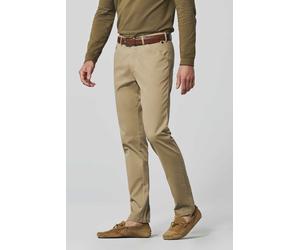 Chinos MEYER "Chicago", Herren, Gr. 38, Länge 30, mais, 97% Baumwolle, 3% Elasthan, unifarben, regular fit lang, Hosen, mit Two-Tone-Super-Stretch (91189711-38) mais