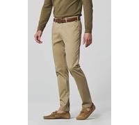 Chinos MEYER "Chicago", Herren, Gr. 42, Länge 32, mais, 97% Baumwolle, 3% Elasthan, unifarben, regular fit lang, Hosen, mit Two-Tone-Super-Stretch (48215923-42) mais