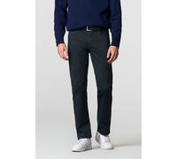 Chinos MEYER "Diego", Herren, Gr. 28, Normalgrößen, blau (dunkelblau), 99% Baumwolle, 1% Elasthan, unifarben, regular fit lang, Hosen, aus Bio-Baumwolle (33200902-28) dunkelblau