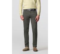 Chinos MEYER "Diego", Herren, Gr. 50, Normalgrößen, grau (stein), 99% Baumwolle, 1% Elasthan, unifarben, regular fit lang, Hosen, aus Bio-Baumwolle (64477130-50) stein