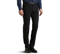 Chinos MEYER "Diego", Herren, Gr. 52, Normalgrößen, schwarz, 97% Baumwolle, 3% Elasthan, unifarben, regular fit lang, Hosen, mit Stretch-Dehnbund (96866222-52) schwarz
