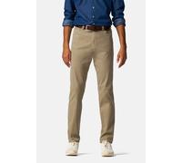 Chinos MEYER "DUBLIN", Herren, Gr. 27, Normalgrößen, grau (stein), 75% Baumwolle, 21% Lyocell, 4% Elasthan, unifarben, regular fit knöchellang, Hosen, aus Bio-Baumwolle (18443961-27) stein