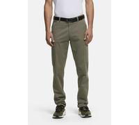 Chinos MEYER "KERRY", Herren, Gr. 23, Normalgrößen, grün (oliv), 97% Baumwolle, 3% Elasthan, unifarben, figurumspielend lang, Hosen, mit 2-Way Stretch (23974136-23) oliv