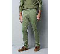 Chinos MEYER "M5 Chino", Herren, Gr. 36, Länge 30, grün, 97% Baumwolle, 3% Elasthan, unifarben, regular fit lang, Hosen, M5 Chino aus Bio-Baumwolle (28023544-36) grün